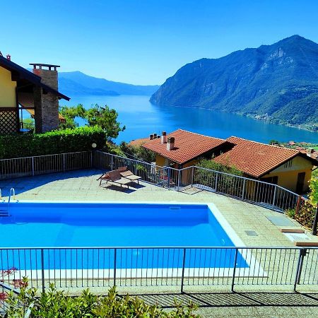 Happy Guest Apartments - Lake Panorama & Pool Riva di Solto Eksteriør billede