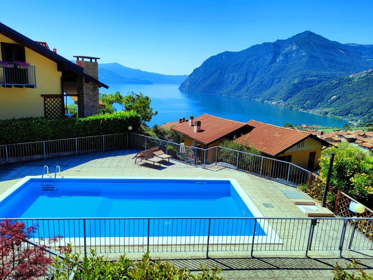 Happy Guest Apartments - Lake Panorama & Pool Riva di Solto Eksteriør billede
